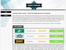 Tablet Screenshot of bangtheshoe.com